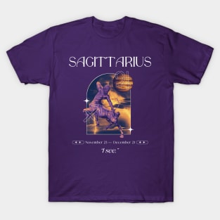 I see Sagittarius Zodiac Sign T-Shirt